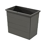 HAILO 1129969 Inneneimer 28 Liter in dunkelgrau für Abfallsorter Cargo (3610821, 3610841, 3610851). Maße (BxTxH): 415 x 242 x 350 mm. Volumen: 28 Liter. Farbe: dunkelgrau.