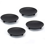 Iron Candlestick Holders: candlestick holder, simple and cute tray design, suitable for any decoration style, it's a good choice for home decoration.
