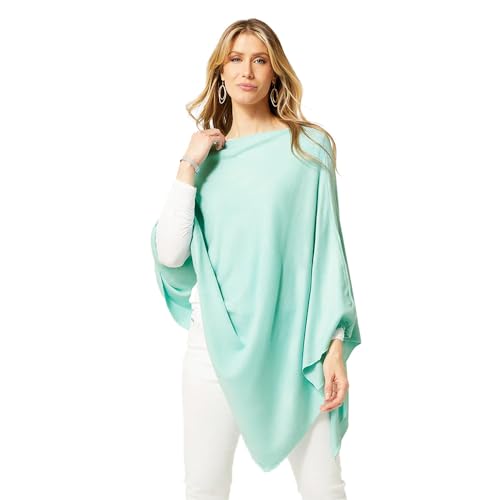 Coco + Carmen Women’s Versatile Lightweight Poncho Shawl Wrap | Wear Multiple Ways | 15 Colors | Fashionable Clothing Accessory | OSFM