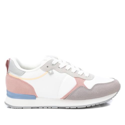 XTI - Zapatilla Mujer Blanco - Calzado Cómodo y Versátil - Moda Casual - Modelo 14224701 (Talla 41)