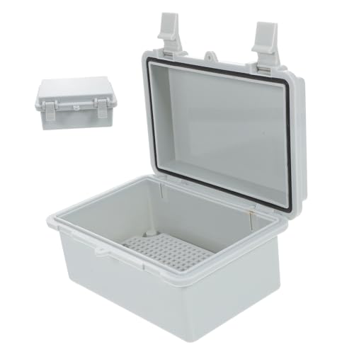 POPETPOP Caja Eléctrica para Exterior con Base Caja de Conexiones DIY para Proyectos Electrónicos Resistente y Aislamiento Eléctrico contra Agua y Polvo para Controladores y de