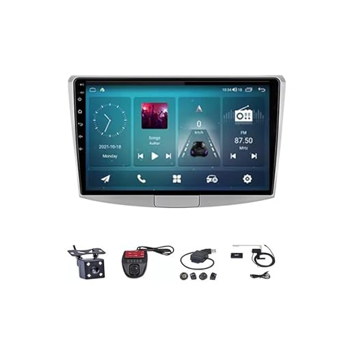 Autoradio Android da 9 Pollici per VW Passat B7 CC 2010-2015, Lettore multimediale con Navigazione GPS, WiFi, Bluetooth, CarPlay Android Auto, impianto Stereo