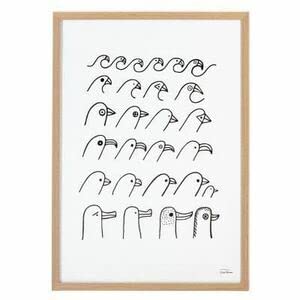 Amazon.co.jp: iittala イッタラ バードハウス アートポスター 50×70cm  