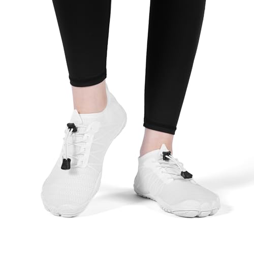 Image of hiitave Womens Water Shoes Quick Dry Barefoot for Swim Diving Surf Aqua Sports Pool Beach Walking Yoga