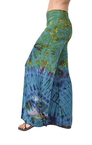 TCG Women's Tie-Dye Wide-Leg Pants - Blue-Multi2
