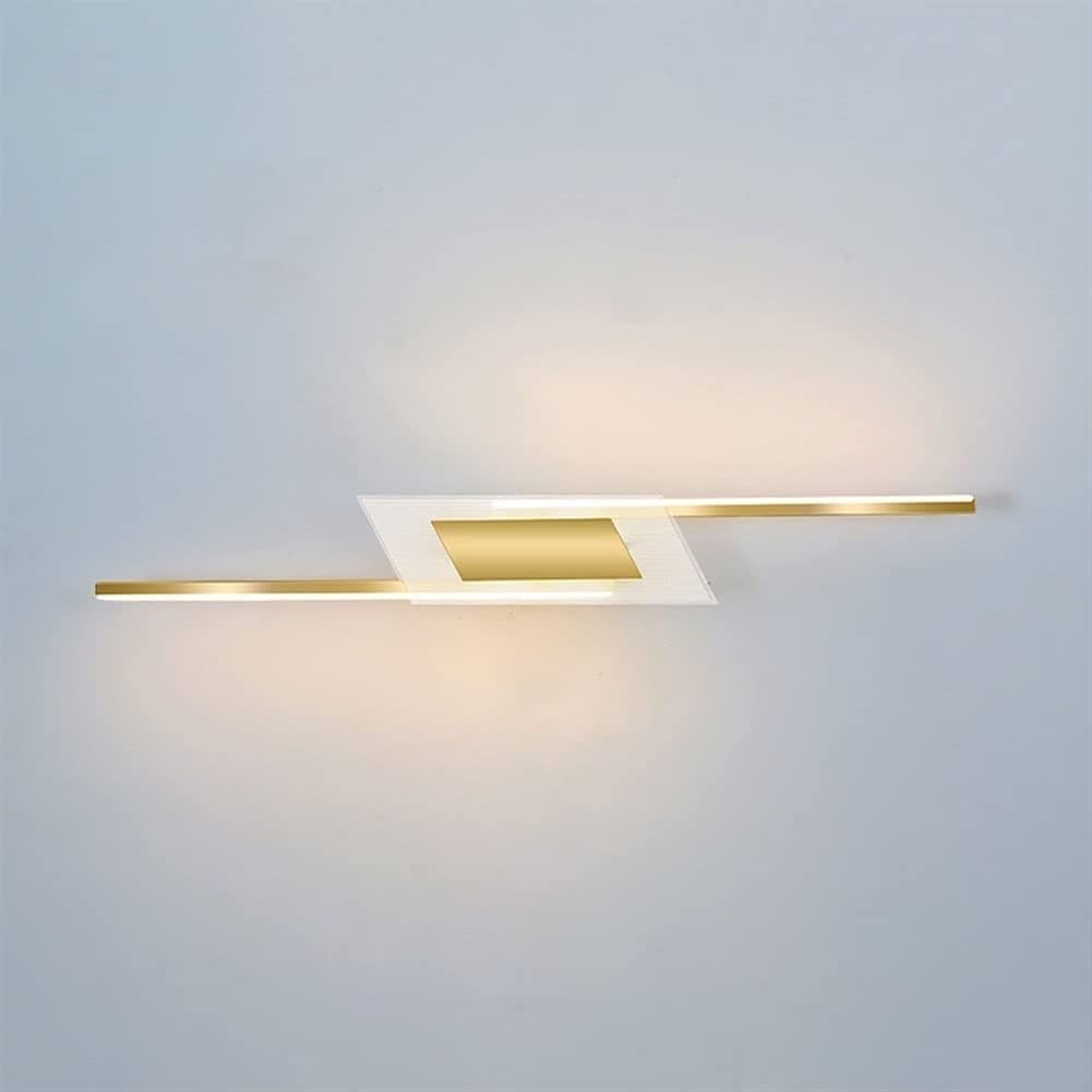Applique murale salle de bain 24W LED lampe miroir doré 80 cm pour tableau
