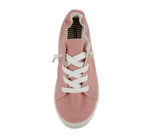 Image of Soda Flat Women Shoes Linen Canvas Slip On Sneakers Lace Up Style Loafers Zig-S