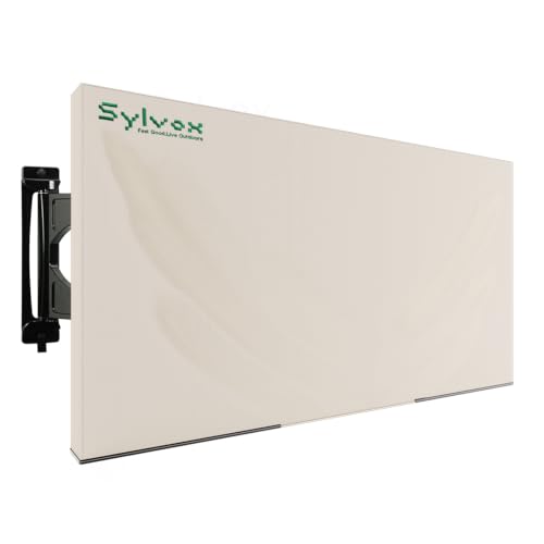 Housse TV extérieur 65 pouces en tissu Oxford, la protection premium écran plat