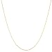 14 Karat Yellow Gold 0.7mm Thin Curb Link Chain (14, 16, 18, 20, 22, 24 or 30 inch)