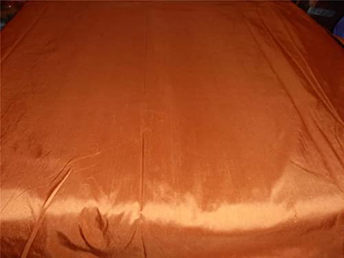 Soie Dupion pure sans défaut bois de santal tissu fluide 137 cm