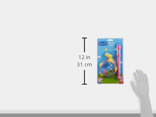 HTI & Games Peppa Pig Kids Musical Set with Tambouriner and Recorder for Children Boys & Girls Aged 3+ - Image 5
