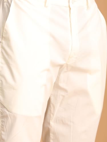 Image of Vastramay Men's Cream Cotton Jacket, Kurta And Pyjama Set | Wedding & Festive Ethnic Wear | Ideal For Traditional, Haldi, Sangeet & Reception Functions