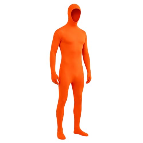 Women and Men Spandex Open Face Bodysuit Costume Adult Halloween Cosplay - image 4