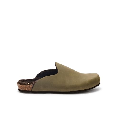 Scholl Didier Clog, Mule Hombre, Verde, 45 EU