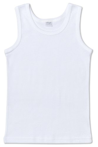 Ellepi AI384NR - Camiseta de tirantes anchos de algodón, color blanco blanco blanco Talla:2 años