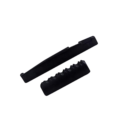 BESTonZON Cejuela y Selleta Negra Para Guitarra Acústica, Repuesto Ajustable Sin, Accesorios Para...