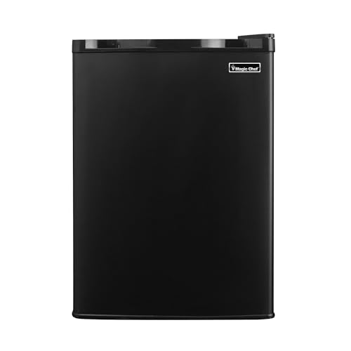 Image of Magic Chef 2.6-cu. ft. Mini Fridge in Black, Small Compact All Refrigerator with No Freezer for Bedroom, Apartment, Dorm Room, Office