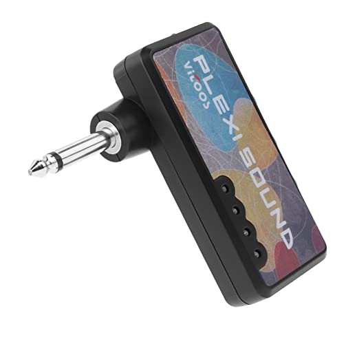 ERYUE Chitarra Plug Headphone Amp,Spina per Chitarra elettrica Mini Amplificatore per Cuffie Amplificatore Plexi Sound Compatto Portatile