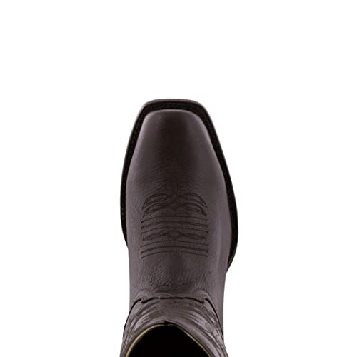 Texas Legacy Mens Brown Western Leather Cowboy Boots Rodeo Wear Square Toe4