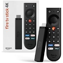 Amazon Fire TV Stick 4K (newest model), simple 4K streaming, new Fire TV Remote, all your apps in one place, free &amp; live TV