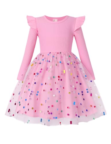 Image of PATPAT Girls Tulle Tutu Party Birthday Princess Formal Fancy Princess Dress