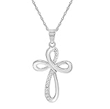 Hochwertige Ausführung Original McPearl Diamant Kreuz Anhänger mit Kette. Top Qualität aus Deutschland.