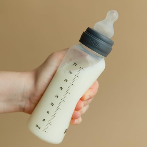 Bibs Biberon Plastic Silicone 150 Ml Baby Blu Flusso Lento - 5