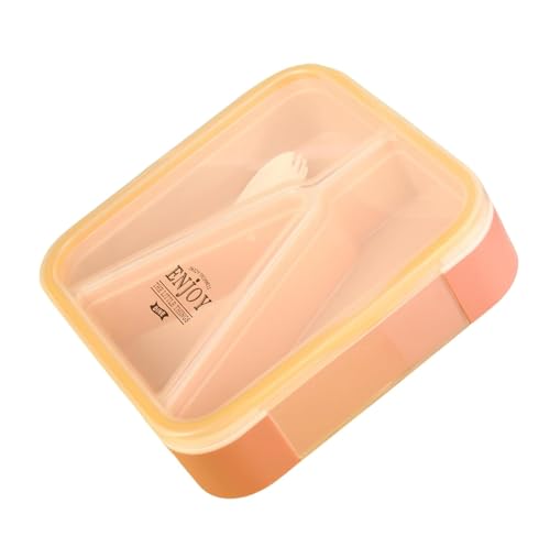 Image of Vibgyor Vibes Modern Designer Square Leak Proof 850 Ml Lunch Box with 1 Fork for School Kids Boys and Girls and Office Men and Women (Ramdom Color)