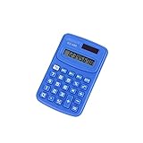 Mini Pocket Calculator, 8 Digit Dual Power Solar Battery Basic Calculator Desktop Calculator for Kids Adult School Home Office