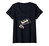 Mujer Las Zapatillas Son mi Gusto por lo Dulce - Sneaker Candy Sneaker Head Camiseta Cuello V