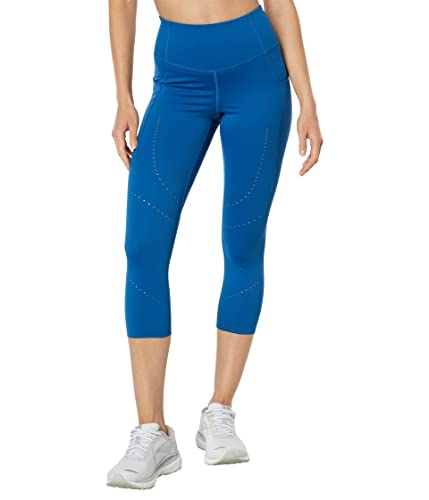 Brooks Método 3/4 ropa deportiva ceniza azul Medium mallas cómodas de running para mujer
