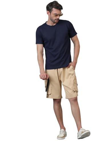 Image of KOTTY Men's Cargo Shorts with Multiple Pockets - Ideal for Hiking & Adventure