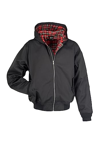 Brandit Hooded Canterbury Jacke, schwarz, Gr. M