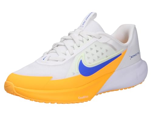 Nike Sonic Fly Big Kids' Running Shoes (FZ0017-100, Summit White/Volt Tint/White/Hyper Royal)