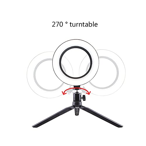 HCFSUK Fülllicht LED Ringlicht Studio Foto Video Dimmbare Lampe Stativ Stativ Selfie Kamera Handy Ringlicht für… – Bild 7