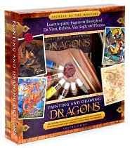 Paperback Secrets of the Masters: Painting and Drawing Dragons Book