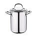 Bergner Gourmet | Cacerola de Cocina para Pasta | Cazuela con Tapa de Cristal, Escurridor y Capacidad de 4,2L | Acero Inoxidable | Muy Resistente, Fácil de Limpiar y para Todo Tipo de Cocinas