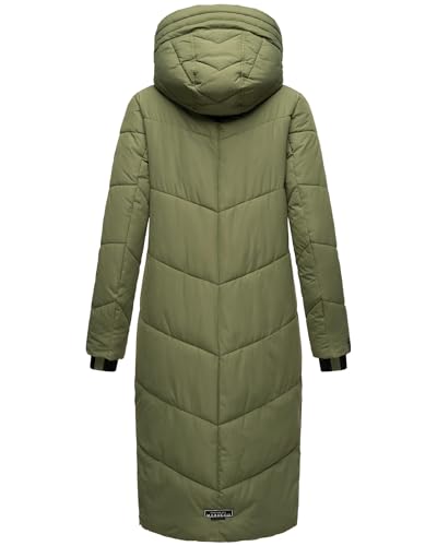 Ladies’ Long Winter Coat with Hood & Detachable Faux Fur Collar | Quilted Jacket for Women | Nadaree XVI XS-XXL3