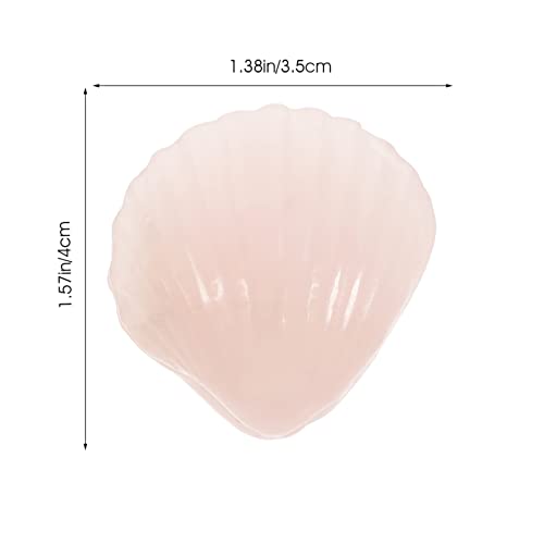Conchas marinas de cristal rosa para centros de mesa en bodas temáticas de playa 7