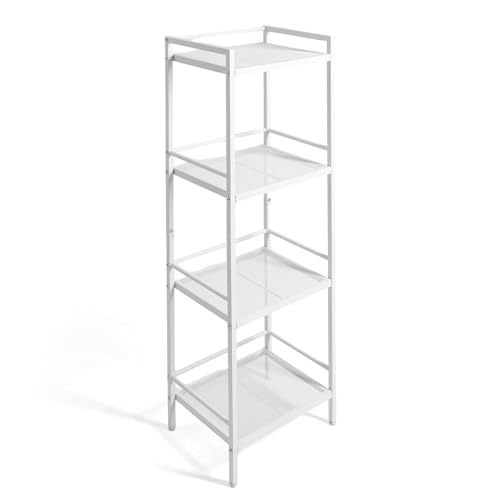 Garvee 4 Tier Bathroom Shelves, Ladder Shelf for Storage, Space-Saving