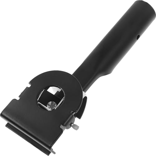 FOMIYES Abrazadera de Repuesto para Mango de Trapeador Giratorio 2.0 Negro Tungsteno Acero Inoxidable y Aluminio para Limpieza Doméstica Clip de Varilla de Fregona Adaptable