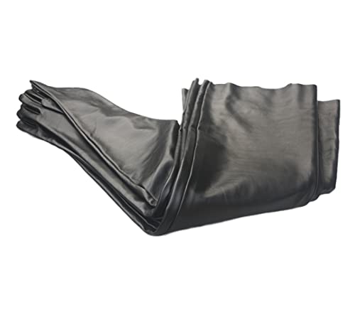 Guantes largos de invierno para hombre de cuero real ideales para conducir con frío