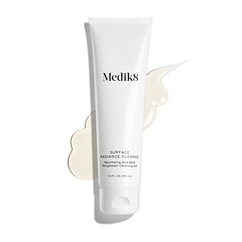 Image of Medik8 Surface Radiance Cleanse - AHA and BHA Daily Face Cleanser - Exfoliating, Gentle Foaming Face Wash - Anti Aging Facial Cleanser - 5.0 oz
