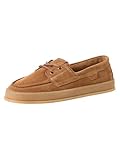 Tamaris Damen Moccassin flach Leder, braun, 40 EU