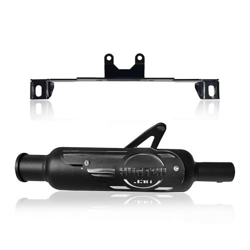 Image of Quality HK Indori Black Silencer With Fog Rod For RE Hunter 350
