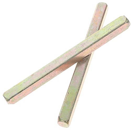 NUOBESTY 2pièces Poignée De Porte De Rechange Barre Carrée De Rechange Pour Serrures De Porte Anciennes