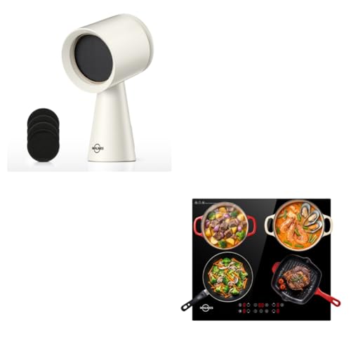 Mini hotte aspirante de table pour cuisiner sur la plaque induction 4 feux D60355C1