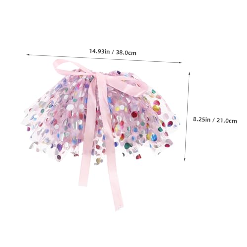 Supvox Hunde Tutu Kleid Mit Spitze Und Mesh Atmungsaktiv Verstellbar Für Kleine Und Mittelgroße Hunde Haustier Kostüm Für Geburtstag Hochzeit Und Party