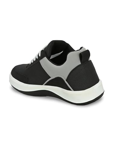 Image of STANPHORD Men Colourblock Chunky Sneakers | Synthetic Lace-Up Sports Casual Shoes | Rubber Sole | Streetwear Walking College Wear (TPBT 8011)