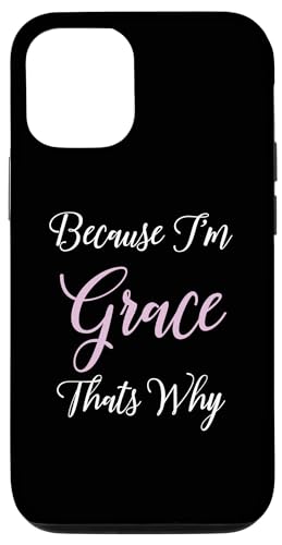 Grace Name �p�[�\�i���C�Y ���f�B�[�X �L���[�g �s���N �u���b�N �o�� ���̎q �X�}�z�P�[�X iPhone 12/12 Pro �p